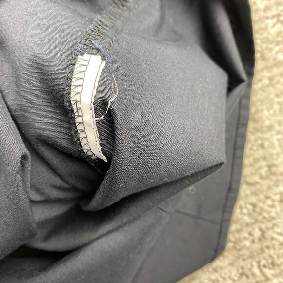 5.11 Tactical Shirt Men Medium Tall Neck 15-15.5 Black Button Up Polo Uniform - Picture 6 of 10